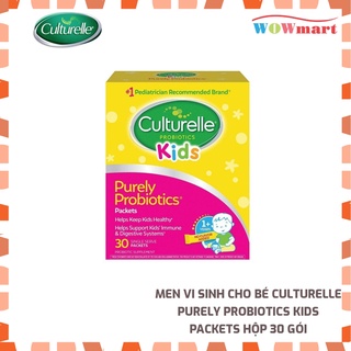 Men vi sinh cho bé Culturelle Purely Probiotics Kids Packets Hộp 30 gói