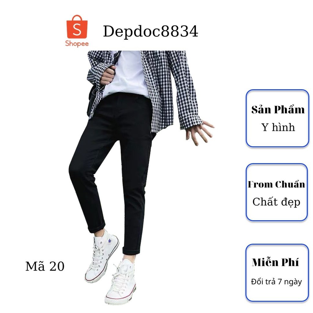 Quần jean nam cao cấp, chất liệu bò ( jean ) mềm mịn, from chuẩn, có nhiều mẫu đẹp mới đi kèm depdoc55 | BigBuy360 - bigbuy360.vn