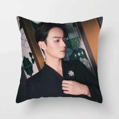 (nhiều mẫu) Gối IN HÌNH Genshin Kimetsu One Piece Attack On Titian Miku Haikyuu Conan Thiên quan Re:zero Horimiya Conan