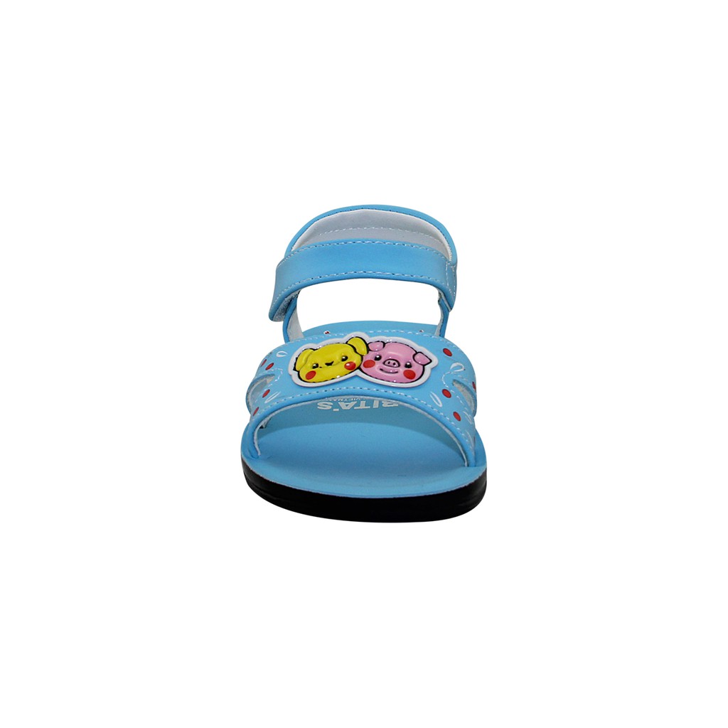 Sandal bé gái - SENGI.34 - Xanh biển -  đế bằng
