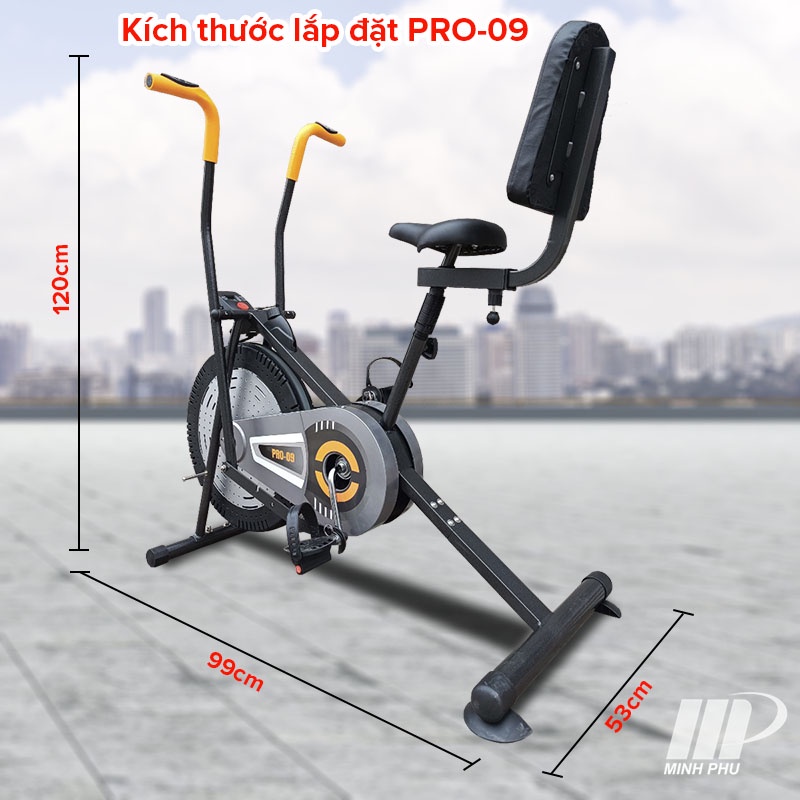 [NEW] XE ĐẠP TẬP THỂ DỤC PRO-09 ⚡ Xe đạp tập phục hồi chức năng có tựa lưng giá tốt