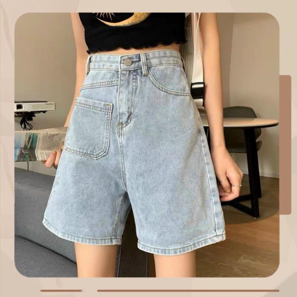 Quần Jean Ngố Cotton Túi Kiểu Ống Rộng Big Size (60-85kg) Đẹp