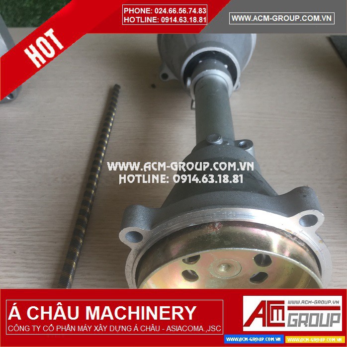 TY RUNG MÁY ĐẦM THƯỚC KHUNG SẮT ĐỎ