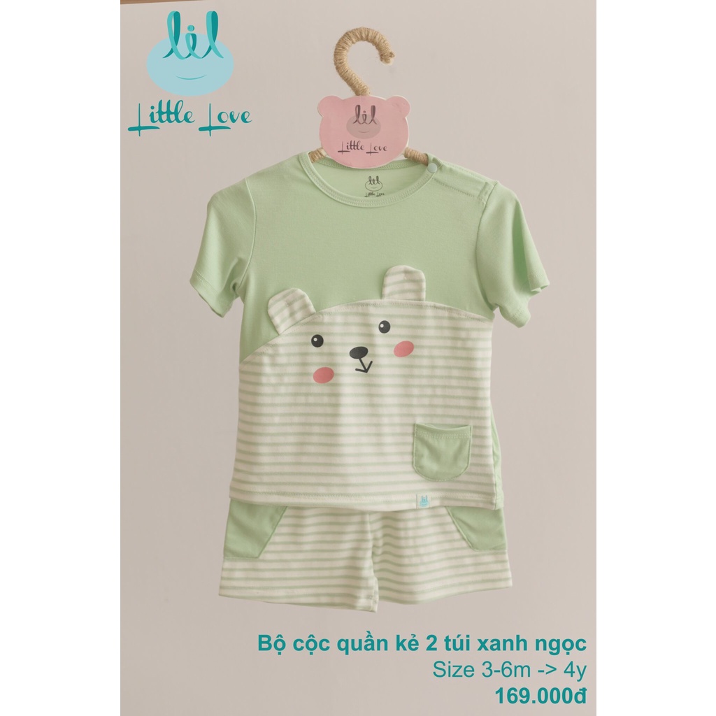 LIL-Little love Bộ quần áo cho trẻ em Hàng Chính Hãng