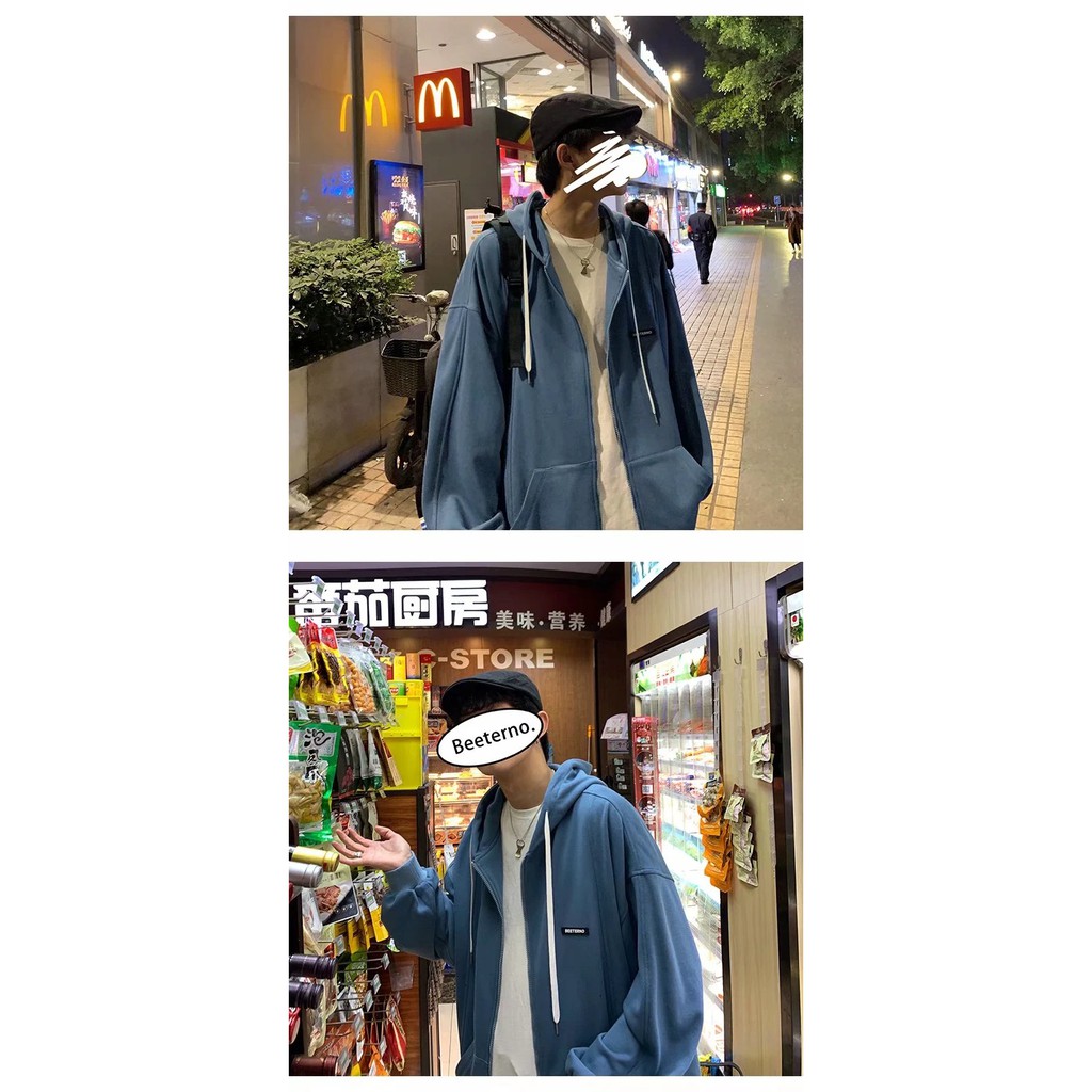 Áo Khoác Cardigan Có Mũ Dáng Rộng Thời Trang Dành Cho Cặp Đôi | BigBuy360 - bigbuy360.vn