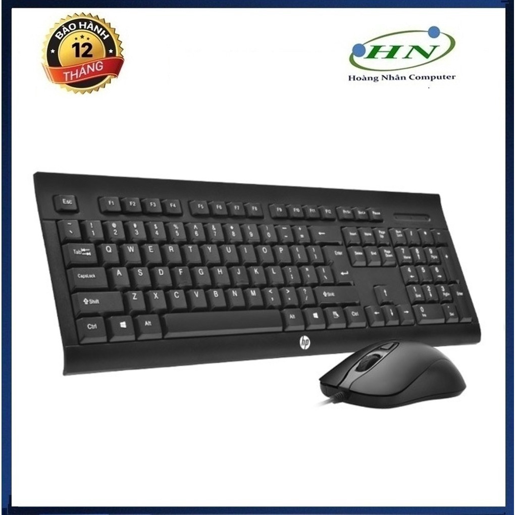 [Mã SKAMSALE03 giảm 10% đơn 200k] Bộ Phím và chuột văn phòng HP KM100