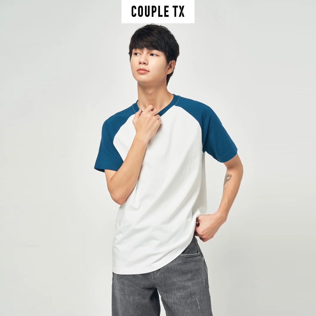 Áo Thun Nam Couple TX Raglang Phối Màu MTS 1033