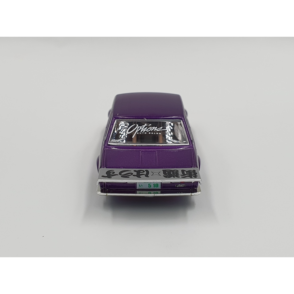 Xe Mô Hình Datsun 510 Pro Street OG Green 1:64 KAIDO HOUSE/ MIniGT (Tím)