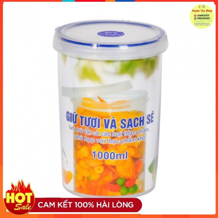 HỘP THỰC PHẨM TRÒN 1000ML 2408 SONG LONG