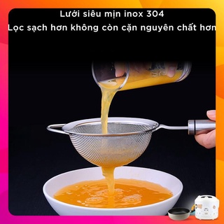 Rây lọc siêu mịn inox 304 cao cấp dày dặn an toàn SSGP