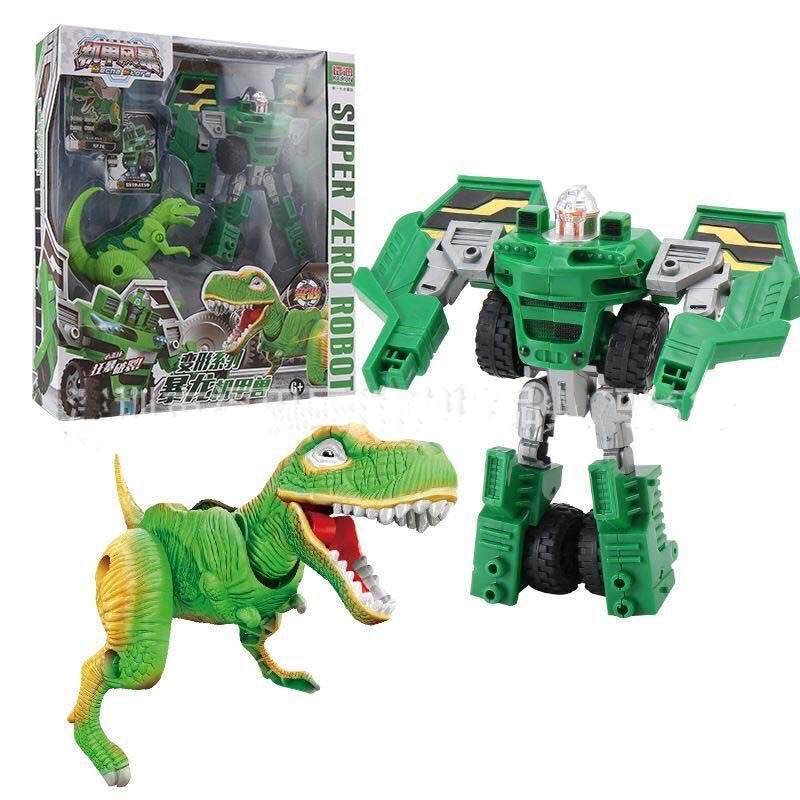 [Hàng Sẵn] Đồ chơi siêu nhân khủng long biến hình Độc đáo 2in1