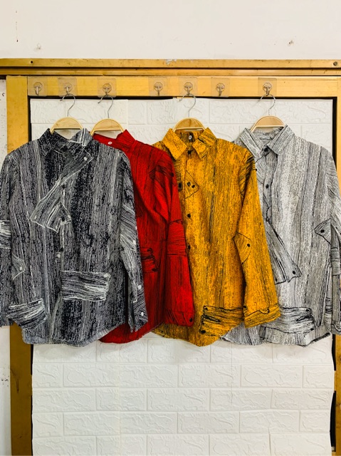 [Mã WASKT410K giảm 10K đơn 50K] Áo sơ mi loang Gỗ | BigBuy360 - bigbuy360.vn