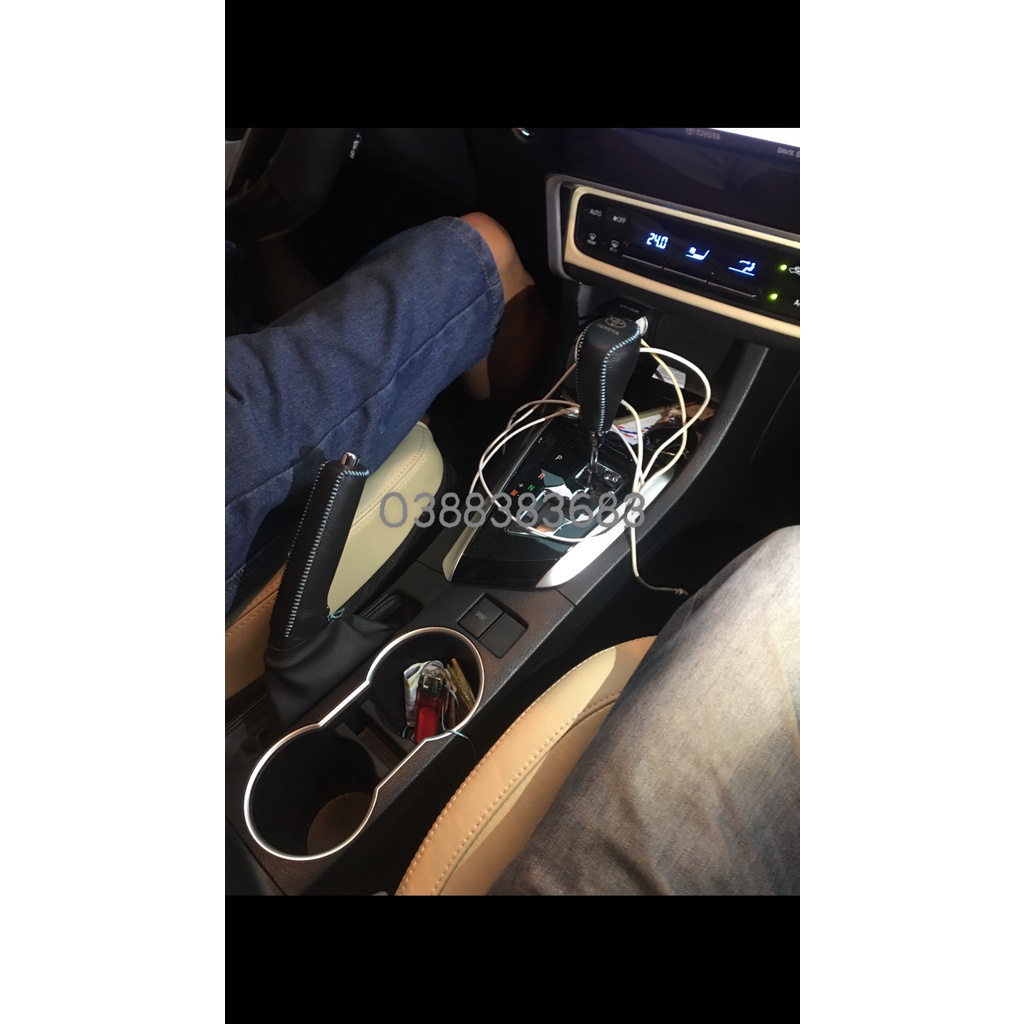 Bao Da Cần Số, Tay Phanh xe TOYOTA ALTIS SỐ TỰ ĐỘNG (2008-2021)... DA BÒ TỰ NHIÊN...