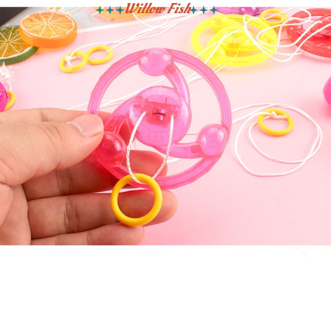 Đồ Chơi Con Quay Dây Có Đèn Led Phát Sáng Vui Nhộn Cho Trẻ Em