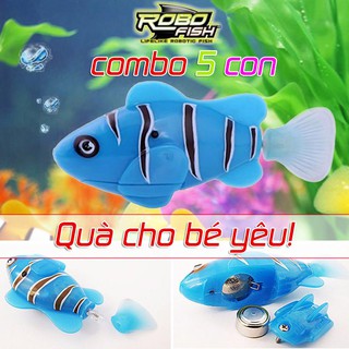 Combo 5 con cá điện tử Robot Fish