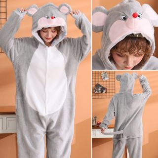 Bộ đồ hình thú chuột xám