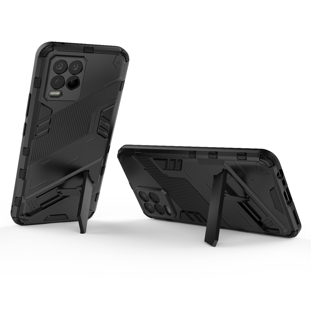 Ốp lưng Realme 8 4G / Realme 8 Pro / Realme 10 Iron Man Ver 2 chống sốc giá đỡ xem phim cao cấp