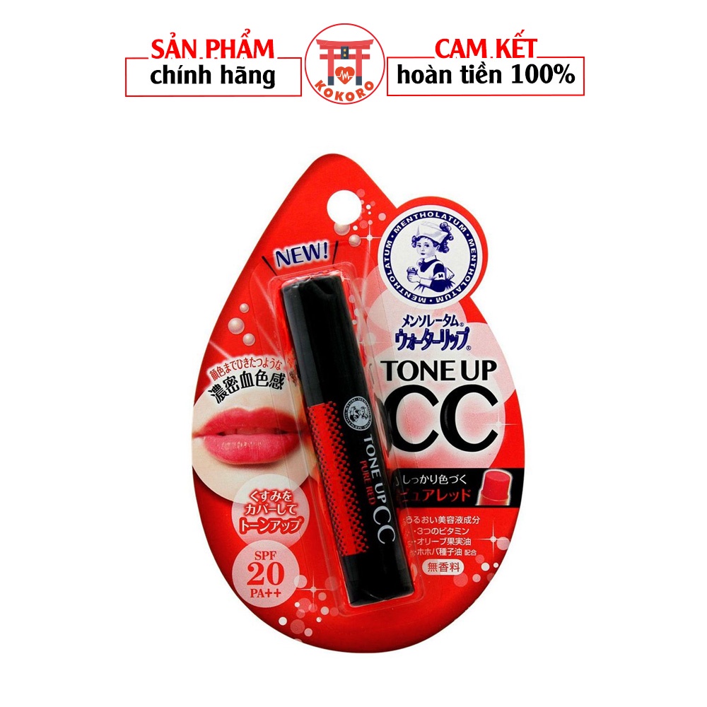 Son dưỡng môi Tone Up CC Mentholatum Nhật Bản Cheap moment BTS