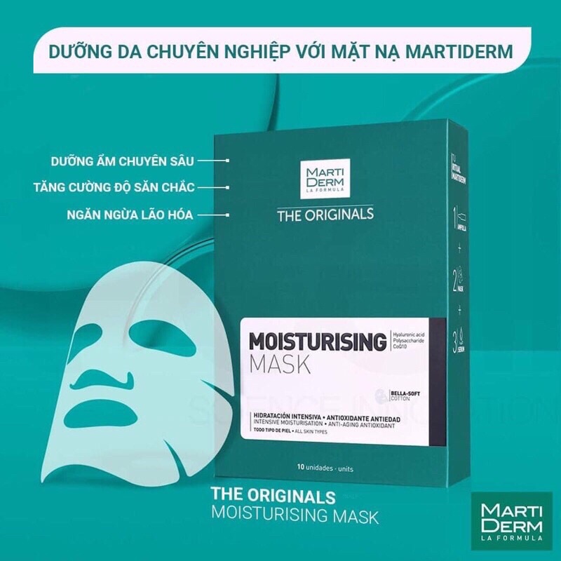 Mặt Nạ Dưỡng Ẩm Da MartiDerm The Originals Moisturising Mask ( bán lẻ 1 chiếc)