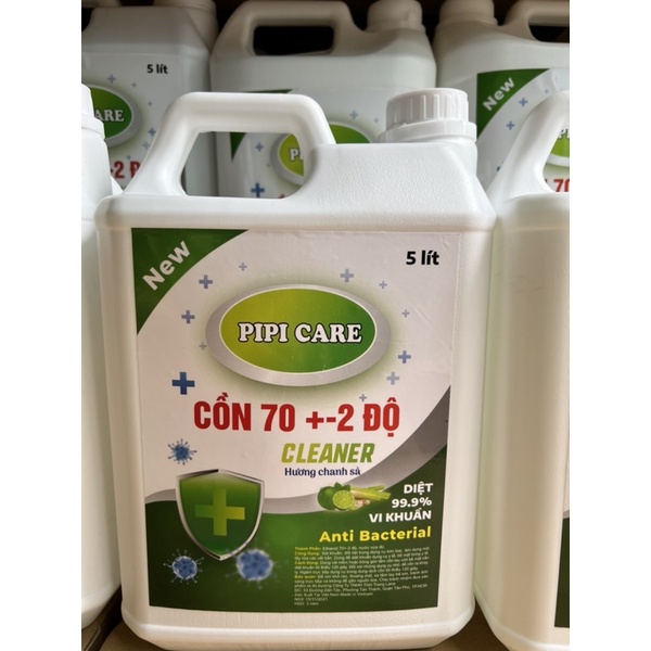 [Hoả tốc - GÒ VẤP] Dung Dịch Sát Khuẩn, Cồn 5 Lít Y Tế 70 độ Cao Cấp Có Mùi Thơm  Kháng Khuẩn, Ngăn Ngừa Virus