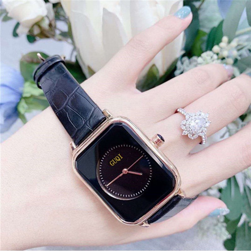 Đồng hồ thời trang nữ dây da cao cấp - Đồng hồ thời trang nữ GuQi dây da cực hot | BigBuy360 - bigbuy360.vn