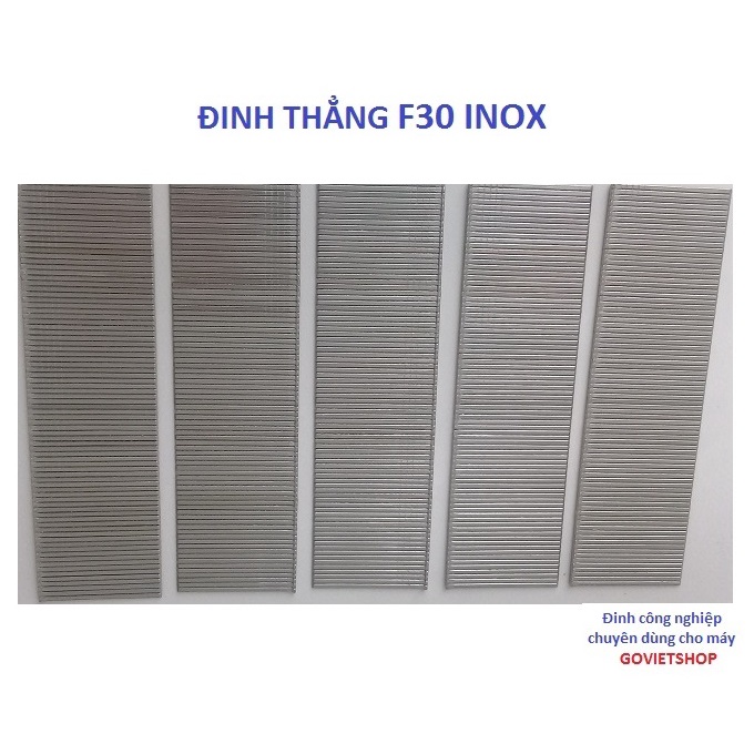 Đinh F30 inox 304 công nghiệp dài 30mm bằng inox