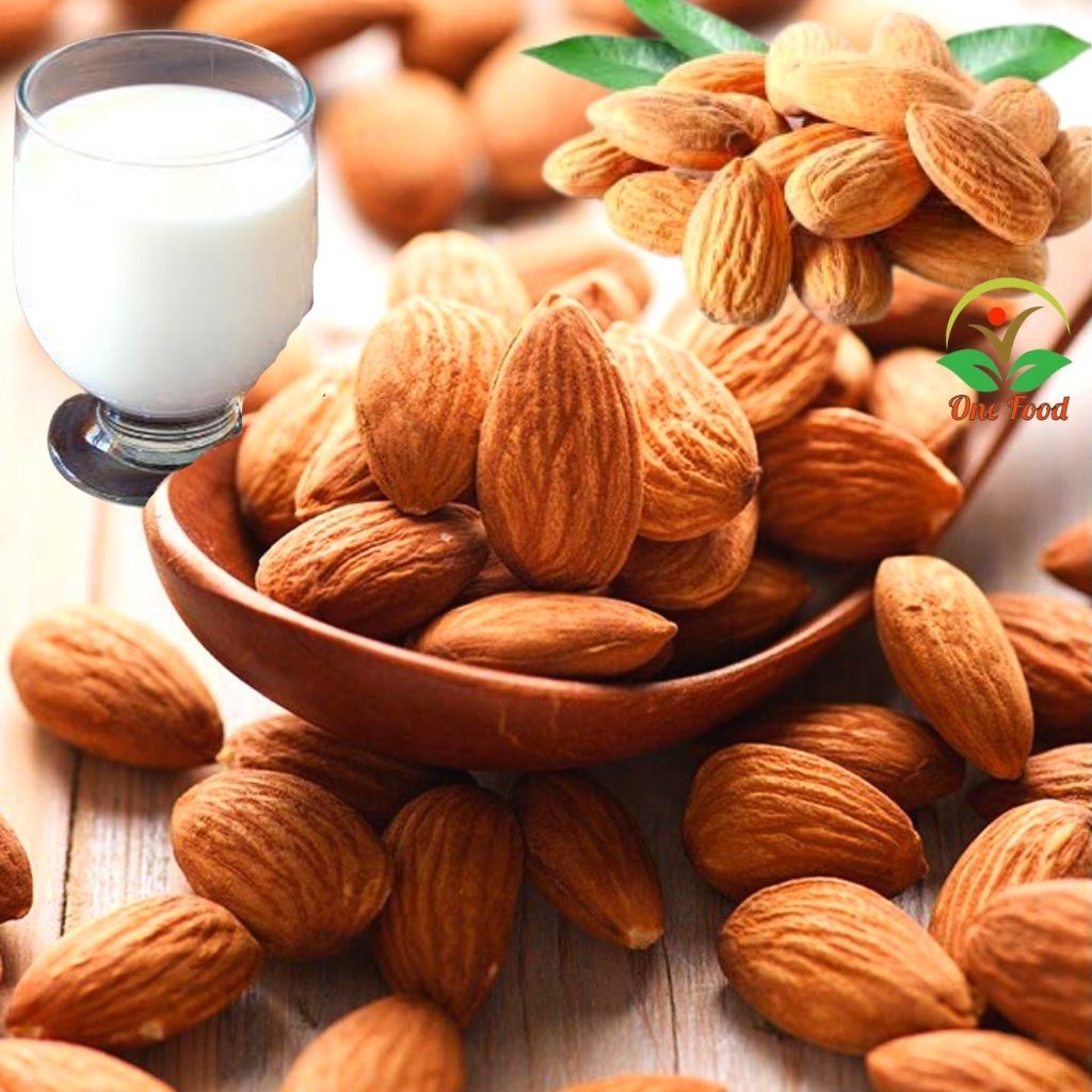 Hạt hạnh nhân rang tách vỏ 500g hũ pet loại 1 thơm ngon dùng làm bánh nấu sữa , làm ngũ cốc ăn kiêng