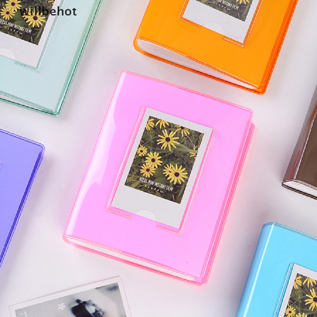 Album Ảnh Mini 64 Ngăn Trong Suốt Bằng Nhựa PP Tiện Dụng