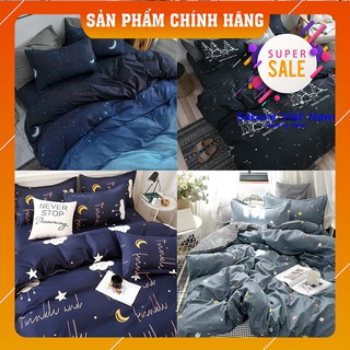 [TẶNG MÃ 30K] Chăn Ga và Gối Chính Hãng Sakura JP  - Bộ Drap cotton BST Dream Night