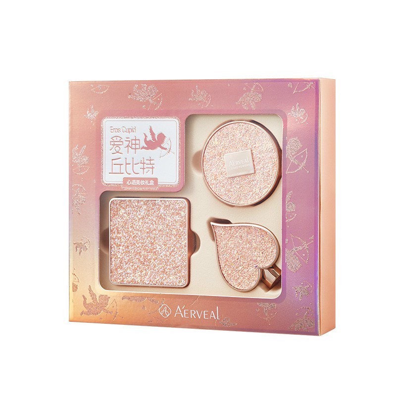 Set trang điểm 3 món nhũ lấp lánh Aerveal HÀ MAI