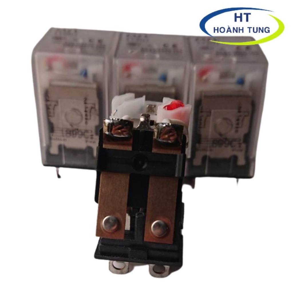Relay trung gian tốt LY2N-J  rơ le kiếng 8 chân dẹp lớn điện áp 12VDC, 24VDC, 220VAC chất lượng tốt