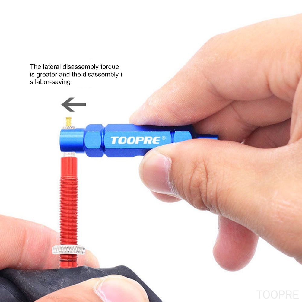 Dụng cụ tháo van xe đạp TOOPRE đa năng bằng hợp kim nhôm