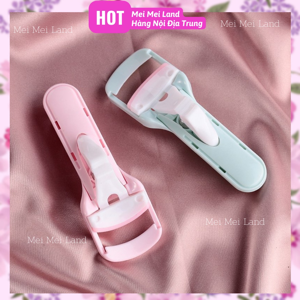 Kẹp Bấm Mi Màu Hồng Phấn Xinh Xắn Dễ Sử Dụng