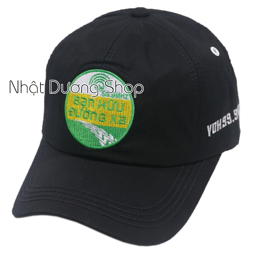 Nón kết Bạn Hữu Đường Xa, khóa gài xịn, kết hợp vải Kaki oát mềm, thích hợp cho nam và nữ
