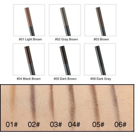 Chì kẻ mày 2 đầu THE FACE SHOP Designing Eyebrow Pencil tự nhiên bền màu lâu trôi TFSH01