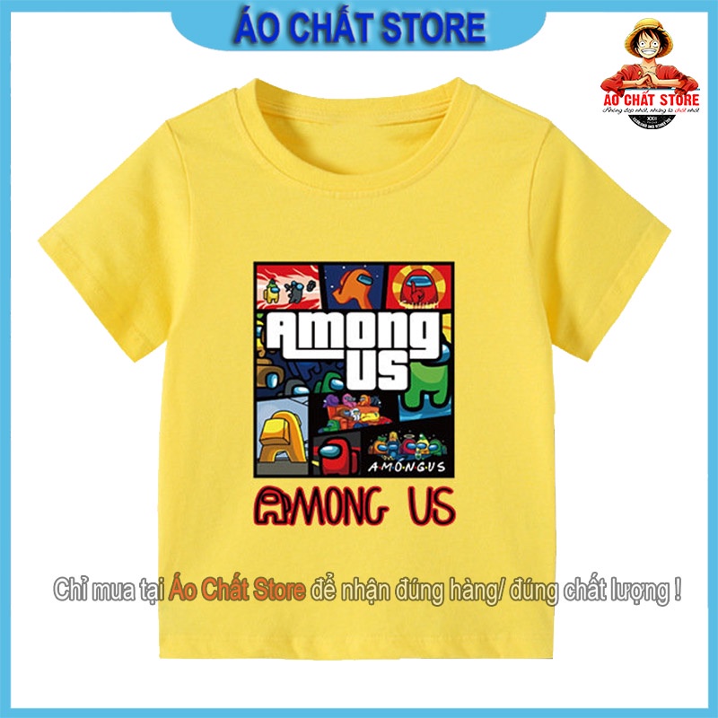 (5 màu) Áo trẻ em Among Us skin GTA siêu độc AU41 | Áo Chất Store