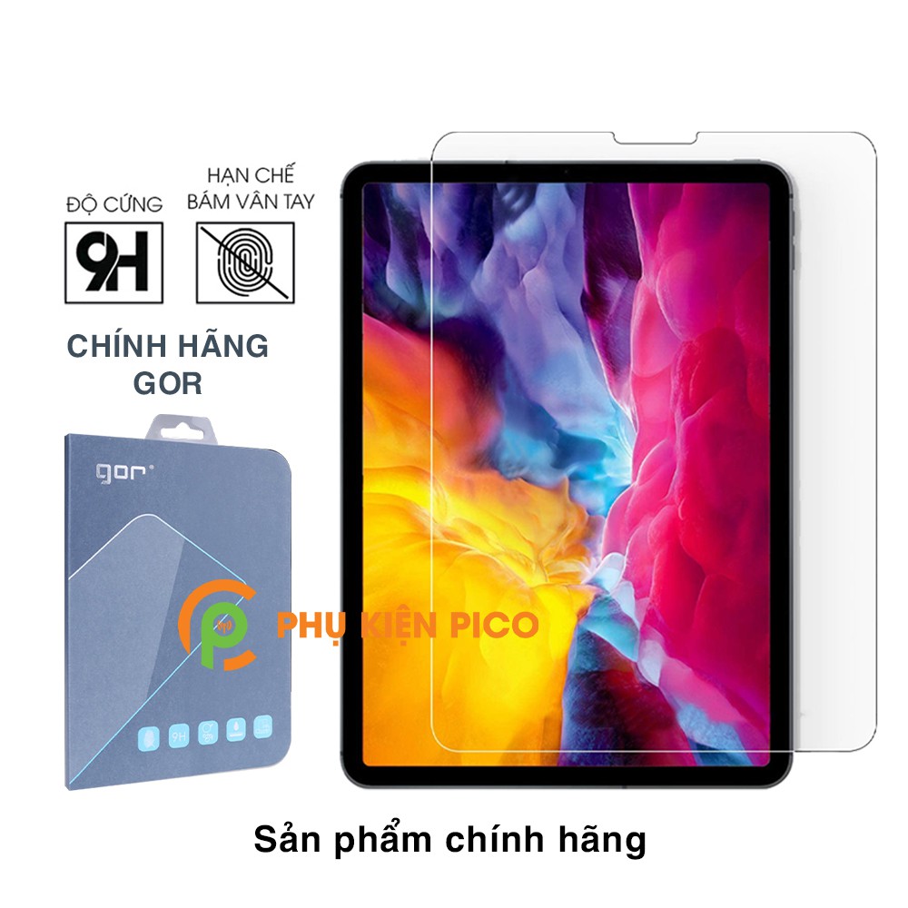 Kính cường lực chính hãng Gor độ cứng 9H full màn hình cho Ipad Pro 11 inch 2020