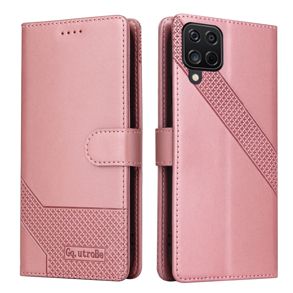 Bao da điện thoại kiểu ví gập đựng thẻ dành cho Samsung Galaxy A12 M12 A02S A03S A22 A32 A42 A52 A52s A72 5G A04 A04S A32 A22 4G