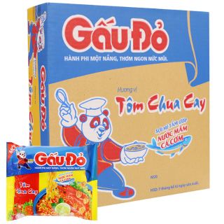 1 thùng mì Gấu đỏ 63g/gói* 30gói