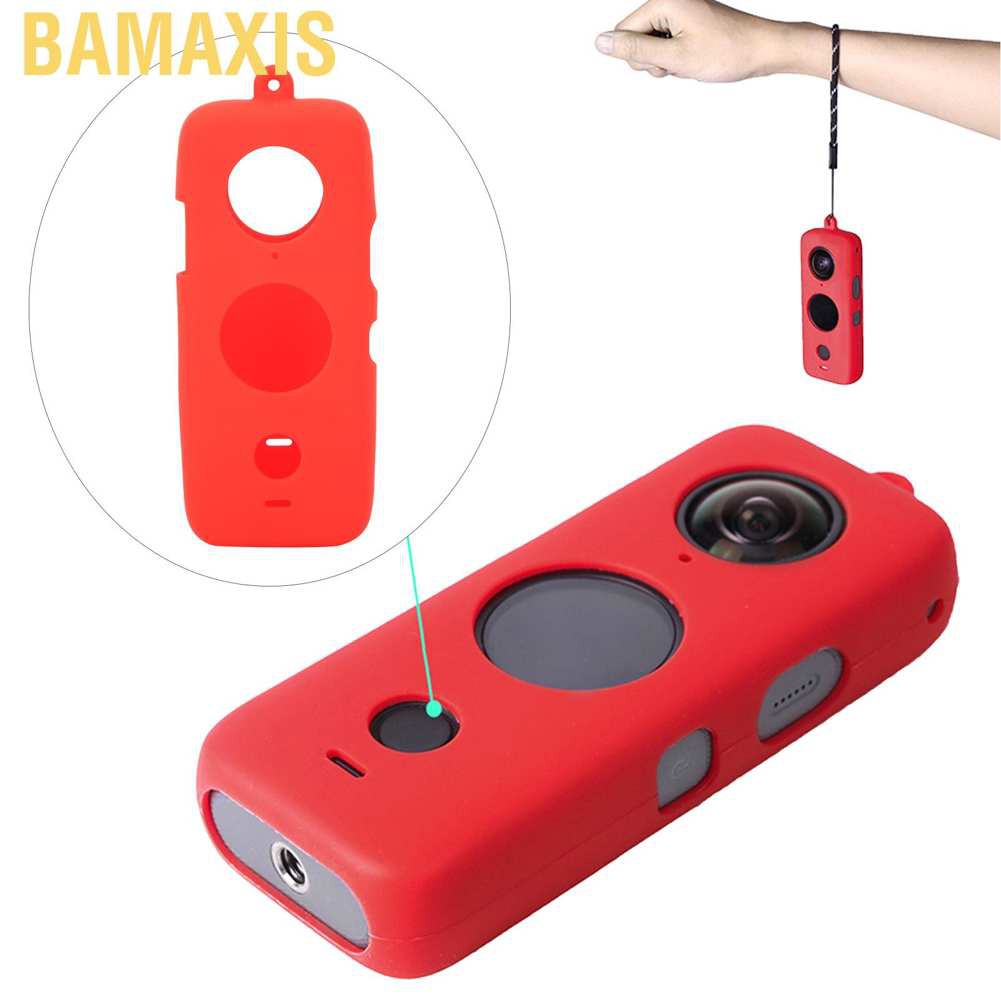 Bamaxis Sports Camera Body Protective Cover Silicone Case for Insta360 ONE X2 Accessories