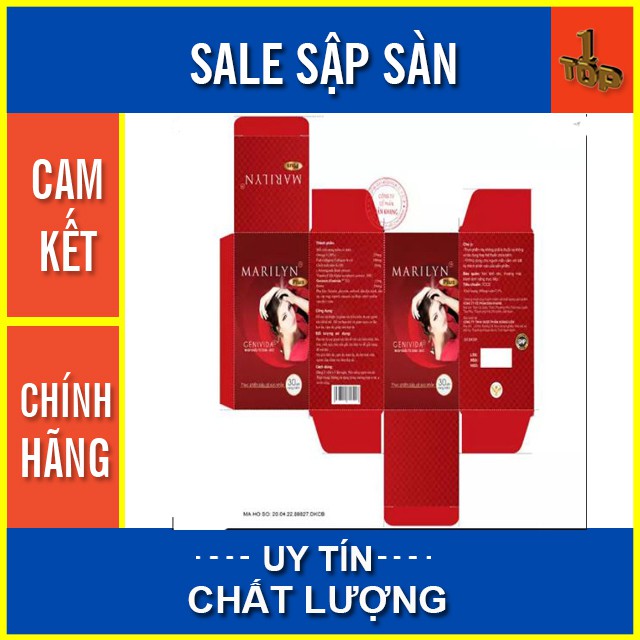 Viên Uống Marilyn Plus - Hỗ Trợ Cải Thiện & Giảm Các Biểu Hiện Do Suy Giảm Nội Tiết Tố Nữ - Hộp 30 viên | BigBuy360 - bigbuy360.vn