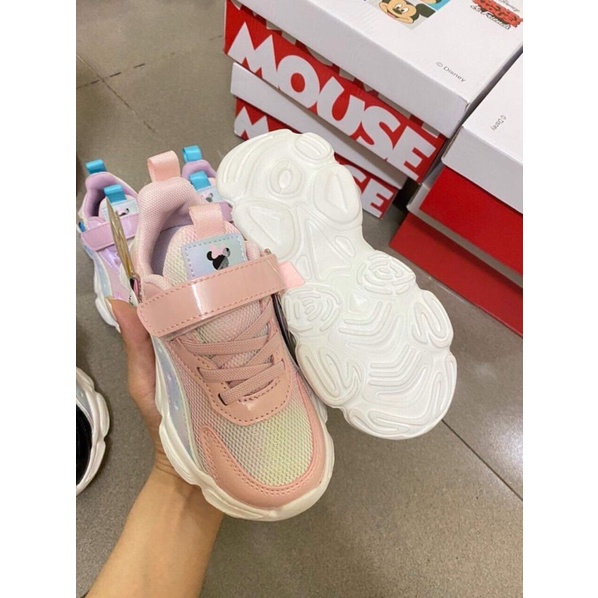 Giày thể thao bé gái Mickey Muose nhẹ mềm
