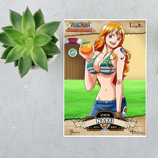 Poster Nami Hình dán decal One Piece Nami