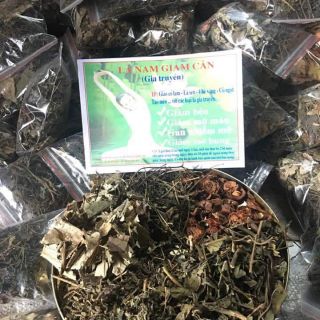 Lá nam giảm cân 15 ấm tặng thêm 3  giảm 3_5kg sau 1 tháng