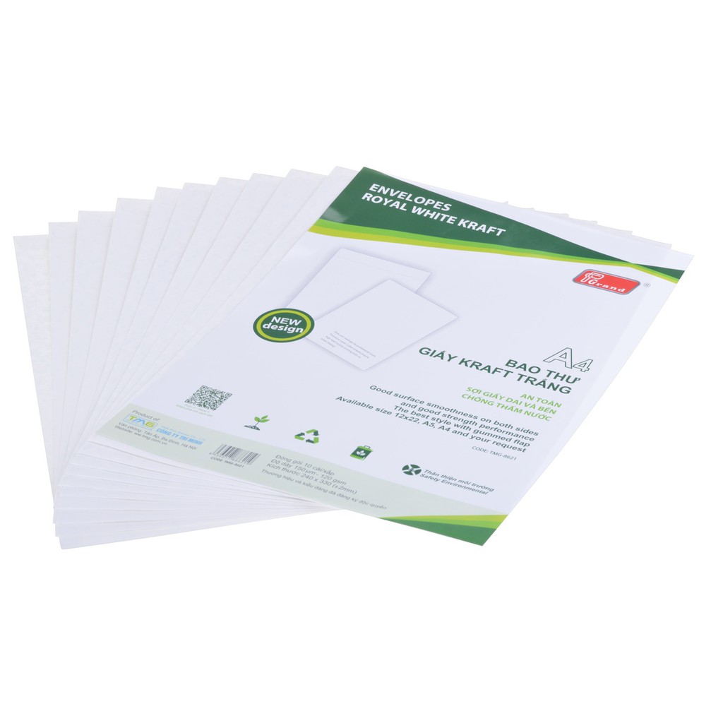 🔹Bao Thư Trắng - Vàng Grand A4/ A5