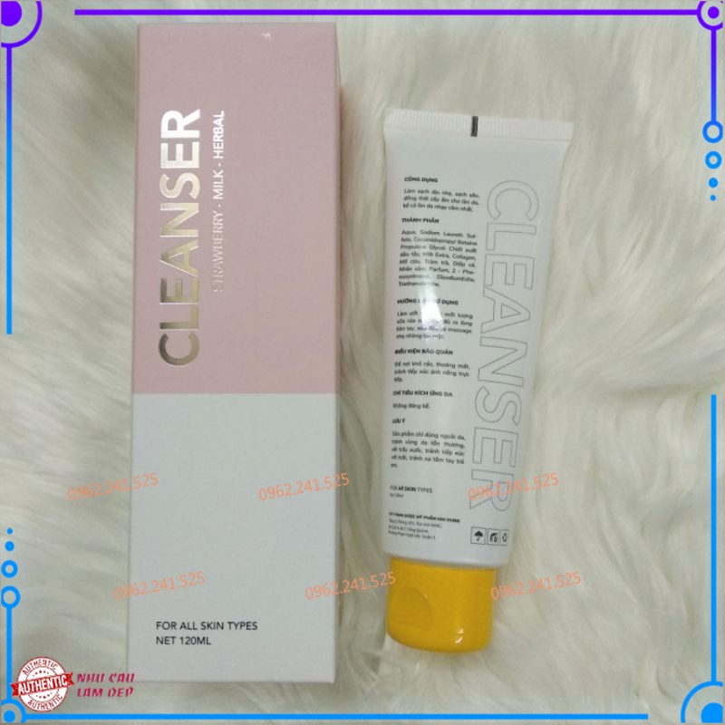 Sữa Rửa Mặt Sen Cleanser dịu nhẹ, sạch sâu, đồng thời cấp ẩm cho làn da