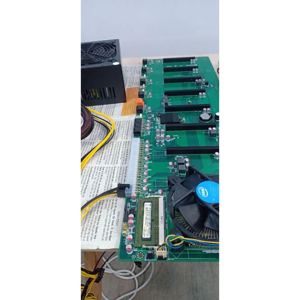 Full thùng đào 4u MAIN liền 8 chân B75 GIÁ SỐC cắm vga chạy