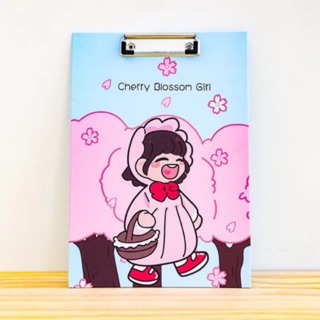 Bìa trình ký / Bìa trình kí A4 đứng có kẹp (Hình Em Bé) - Bìa kẹp giấy