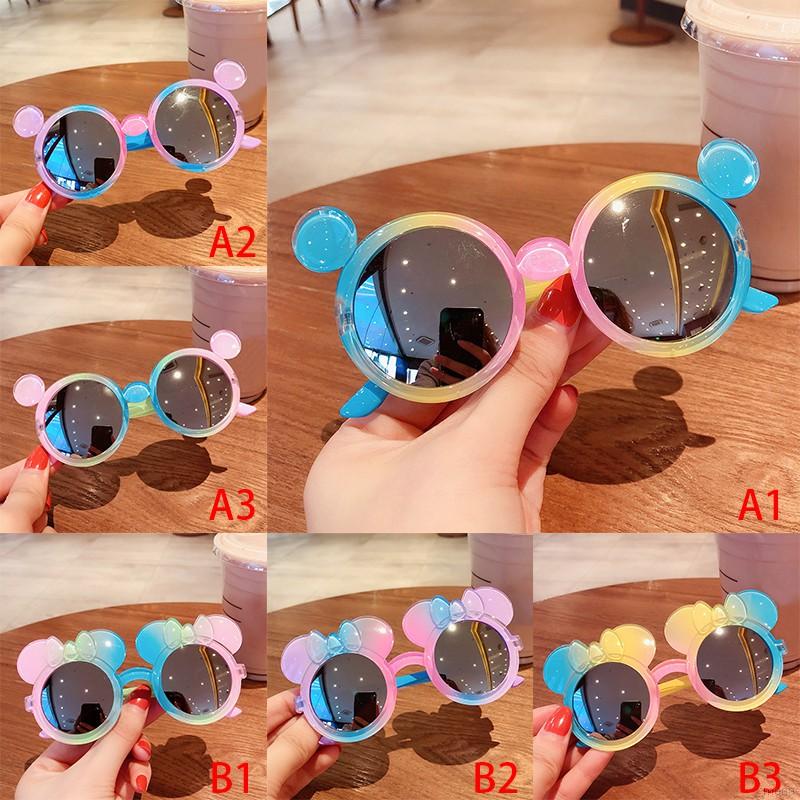 Kính Mát Chống Tia Uv400 Trang Trí Dễ Thương Cho Bé