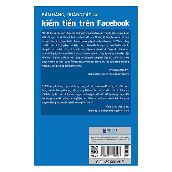 Sách Bán Hàng, Quảng Cáo Và Kiếm Tiền Trên Facebook